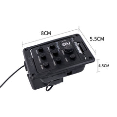 Mic Blend Dual Model Preamp EQ Tuner Piezo Pickup Beat