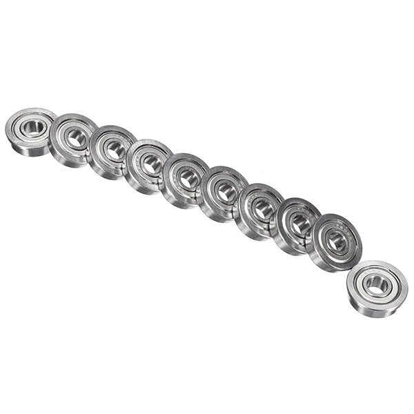 10pcs Flange Ball Bearings 6x17x6mm Flange Size 19x1.2mm