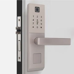 Smart Fingerprint Door Lock With Keypads Electronic Intelligent Security Lock Household Bedroom Anti-theft Door Password Card Key Lock