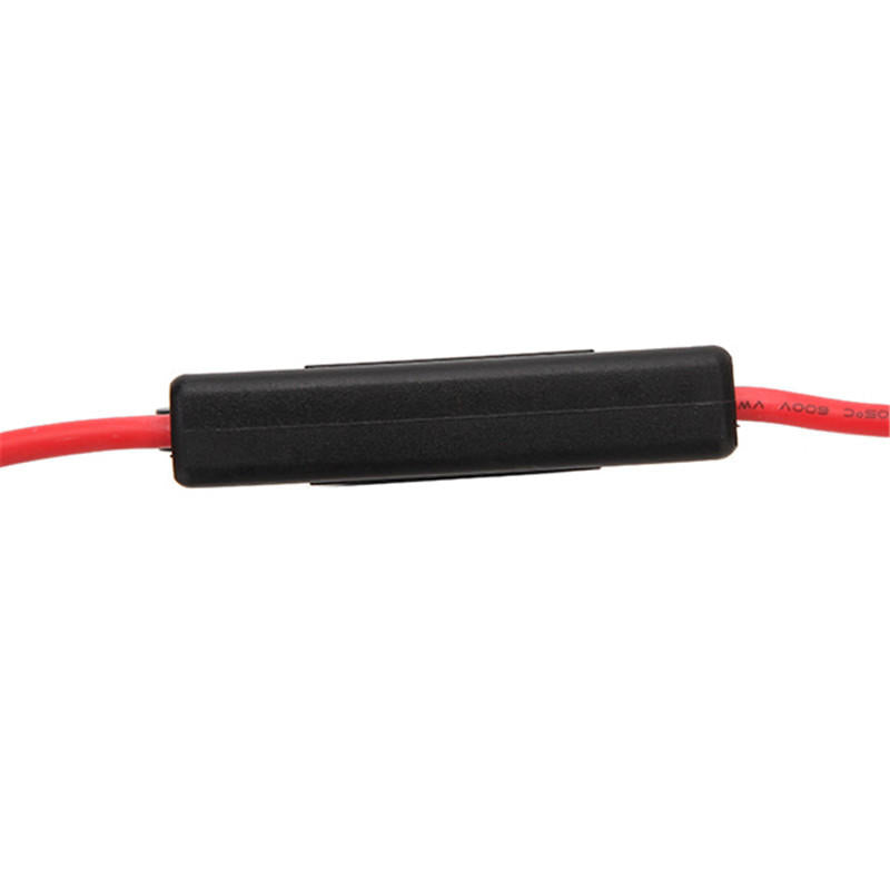 Large Blade Inline Car Fuse Holder Waterproof 10 AWG Gause with 30AMP Fuse