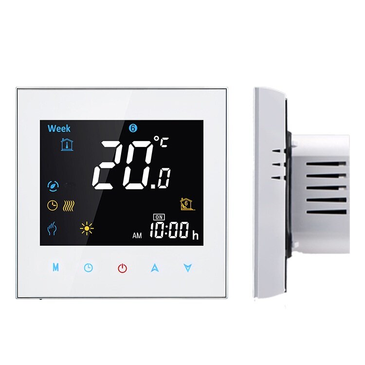 LCD Touch Screen Smart Wireless Zwave Wall-hung Boiler Thermostat Floor Heating Controller