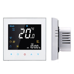 LCD Touch Screen Smart Wireless Zwave Wall-hung Boiler Thermostat Floor Heating Controller