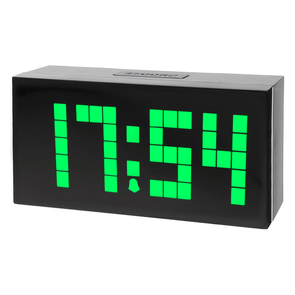 Electronic Creative LED Dot Design Digit Cube Thermometer Date Clock