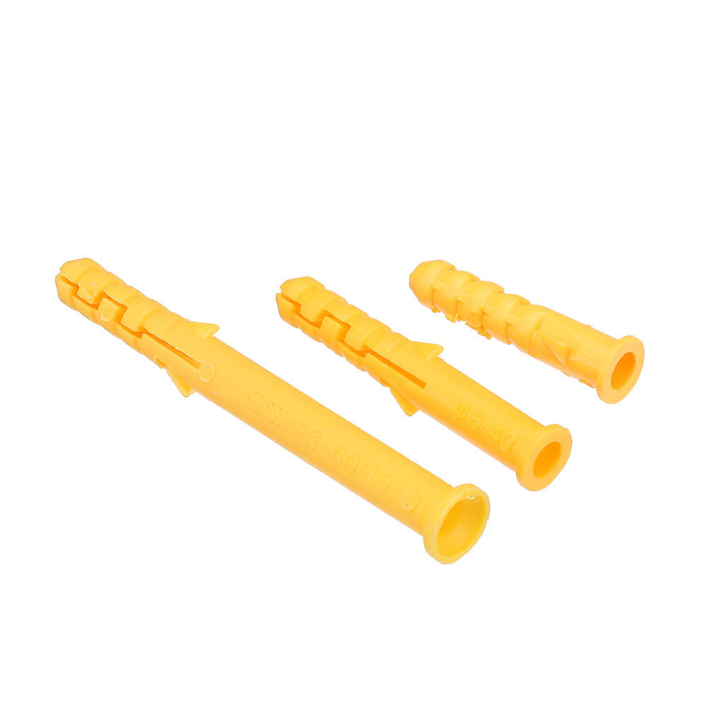 80Pcs Stainless Steel Round Head Phillips Self Tapping Screw Expansion Tube Wall Plug Anchor Kit