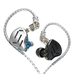 Wired Earphones 16-Unit Ring Iron Moving Iron Metal Wired Hi-Fi Wheat Sport Upgrade Cable Noice Reduction In-Ear Headphones With Mic