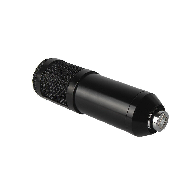 Adjustable Studio Mic USB Condenser Sound Recording Microphone With Stand for Live Broadcast Podcasting