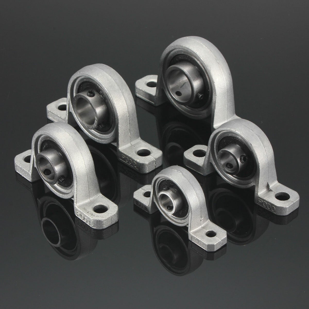 8mm to 35mm Bore Diameter Mounted Ball Bearings Zinc Alloy Pillow Block Linear Bearing