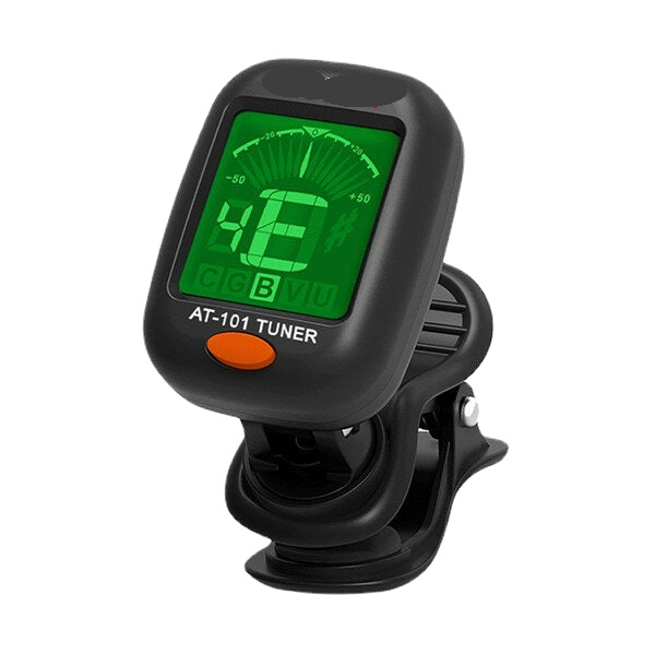 Portable Clip-on Guitar Bass Violin Ukulele Tuner Tuning