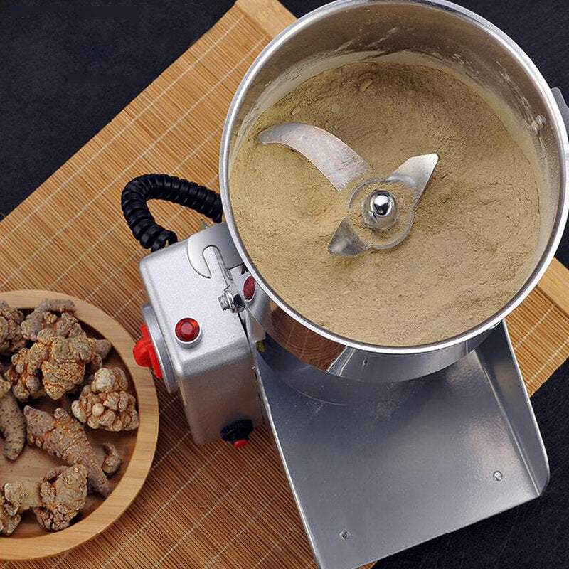 800A 2500W 800g Electric Grains Spices Cereal Dry Food Grinder Mill Grinding Machine Stainless Steel Blender