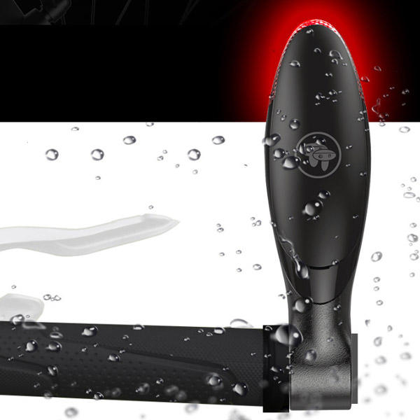 1 Pair Bicycle Handlebar Light Cycling Bike Light 3 Modes Red Warning Lamp Waterproof IPX6 Turn Signals
