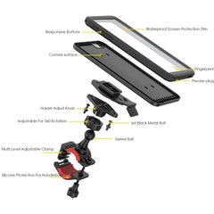 Bike Phone Holder 360 Rotatable Waterproof Shock Resistant Phone Mount for 5.5inch Phone