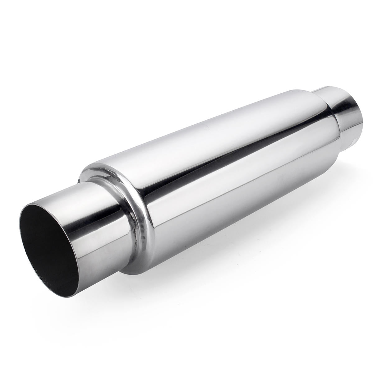 Universal Turbo Exhaust Muffler Resonator 304 Stainless Steel 3 Inch Inelt 3 Inch Outlet