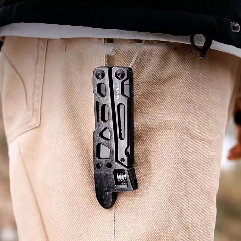 Wrench Knife 9 In 1 Multi functional Tools EDC WidgetStainless Steel Pliers Cutter Saw Screwdrivers Outdoor Camping Repairing