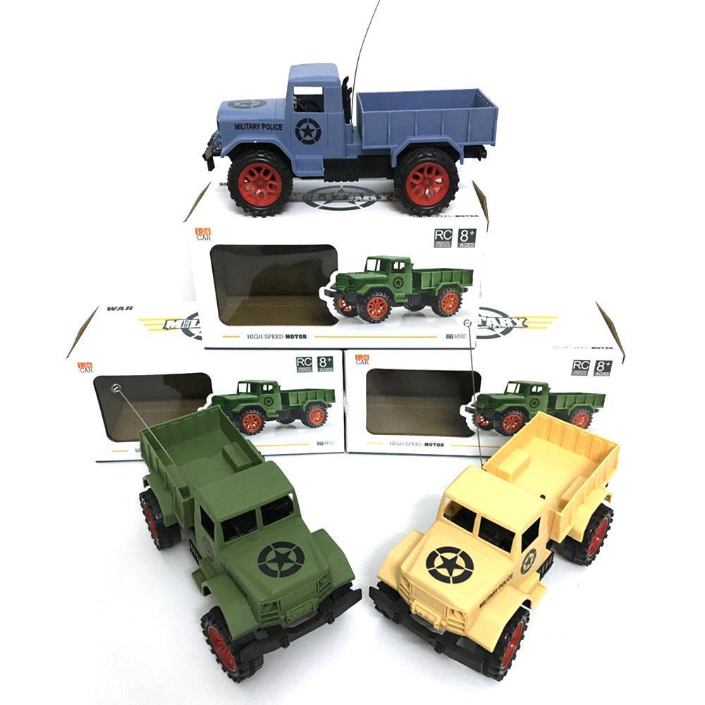27Mhz 4WD Crawler Off Road RC Car RTR Vehicle Models Military Truck
