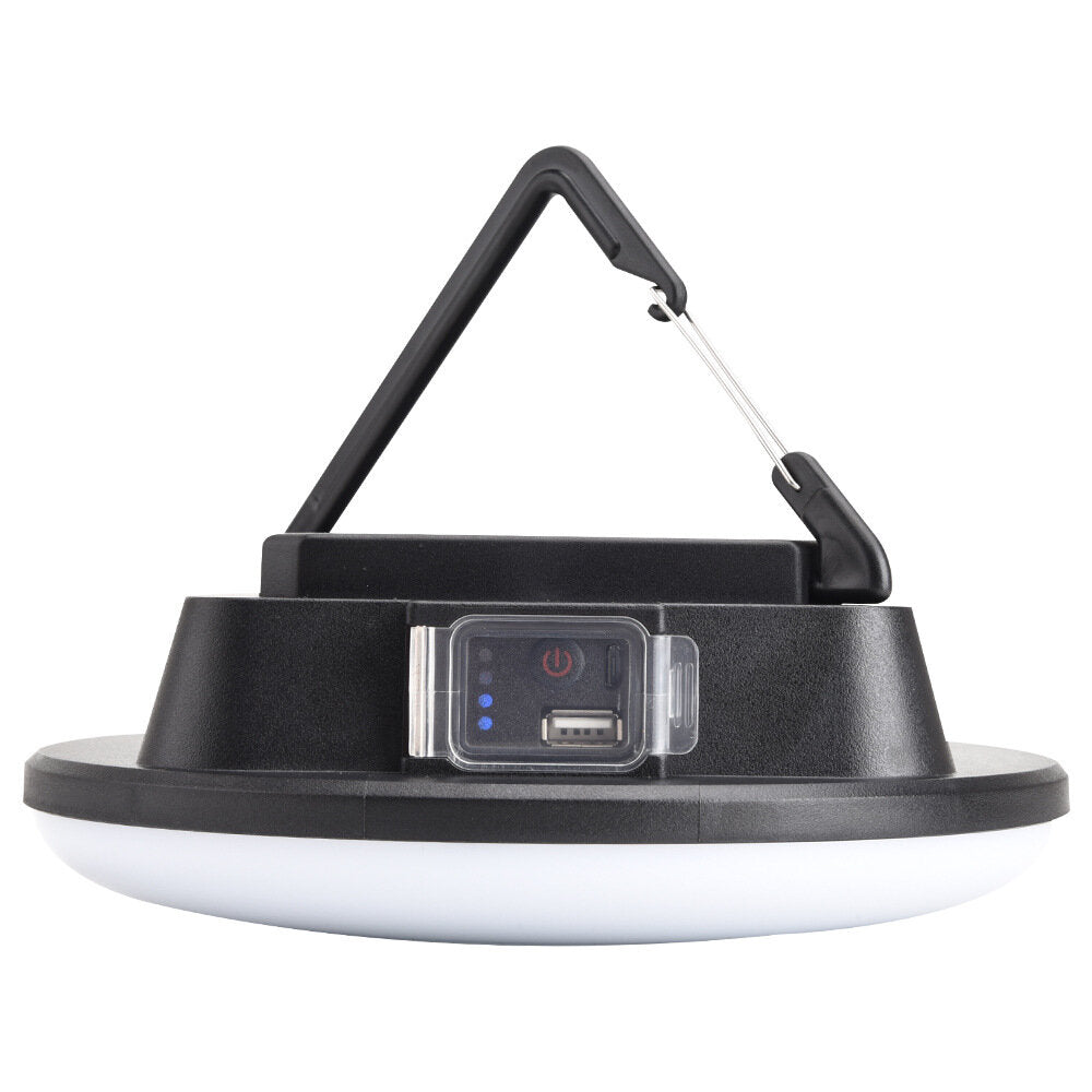 Solar LED Camping Lamp With Remote Control IPX6 Waterproof Outdoor Floodlight 3-Modes Hanging Tent Light