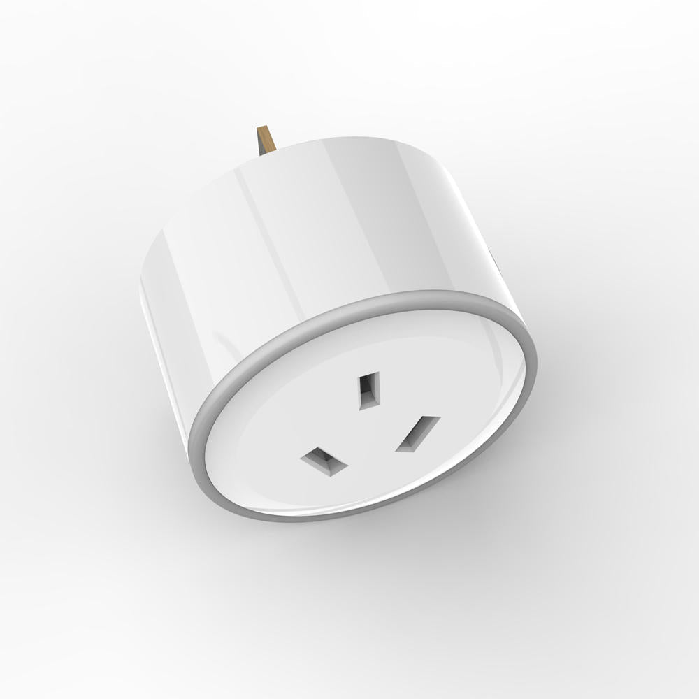 WIFI Control Socket Wireless Timer Switch Outlet With RGB LED Light Voice Control Works With Alexa Google 240V 10A AU Plug