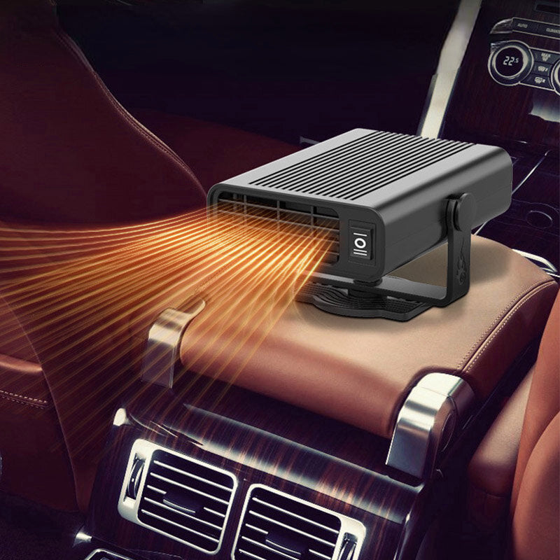 12V/24V 360 Electric Car Heater DC Heating Fan Defroster Demister Vehicle Fan
