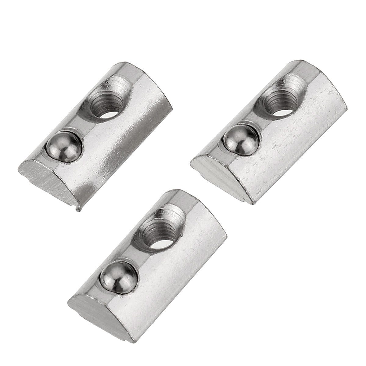 50pcs 40 Series T Slot Elastic Nut Round Roll Spring Nut for 40 Series Aluminum Profile