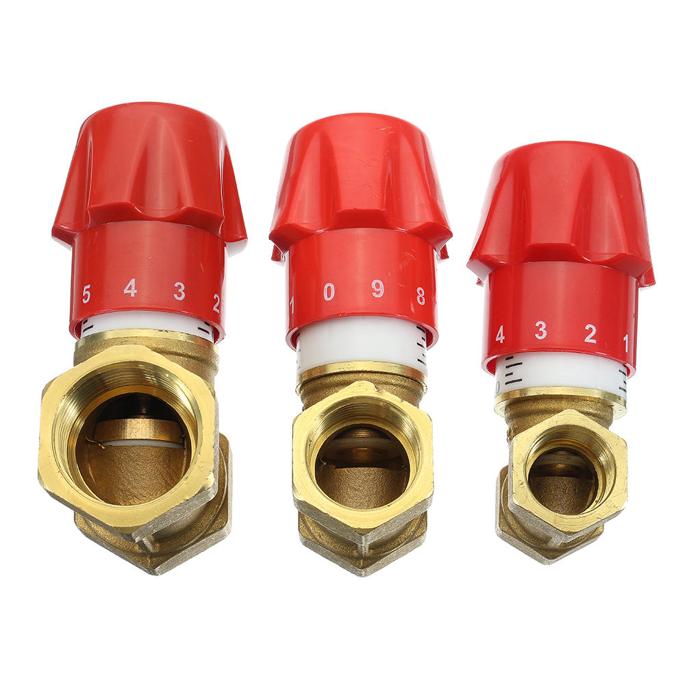 1/2" 3/4" 1" Brass One Way Flow Control Valve Auto G Thread Female Valves Switch