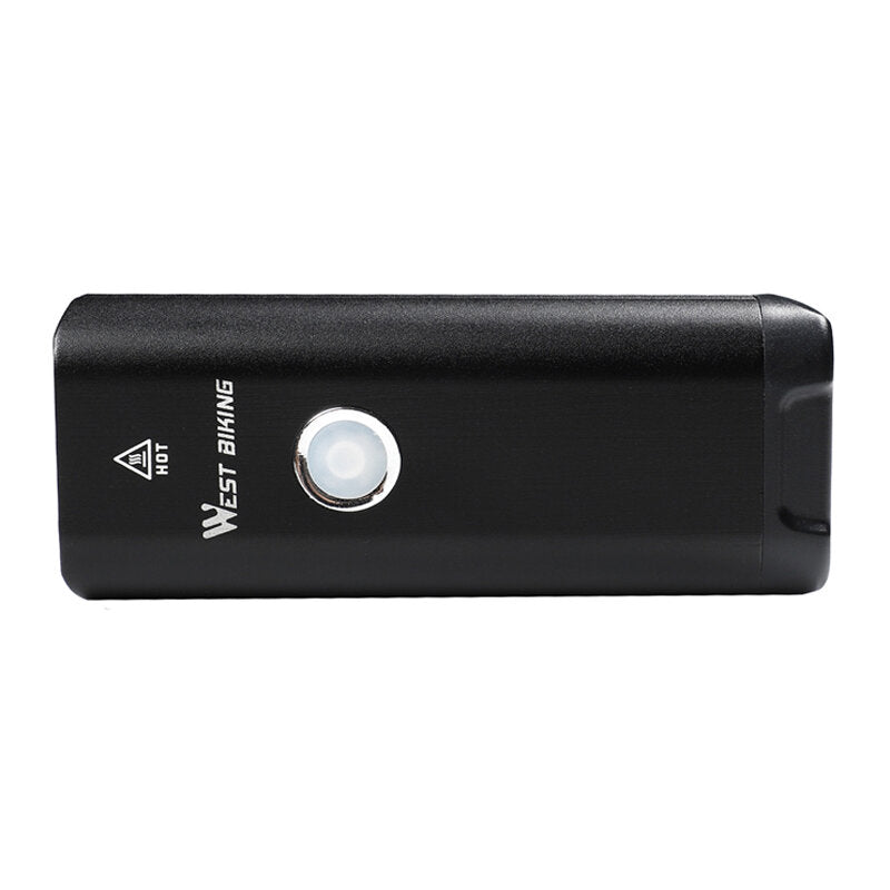 2200mAh 400Lm Bike Light Rainproof USB Rechargeable LED MTB Front Lamp Headlight Aluminum Alloy Ultralight Bike Flashlight