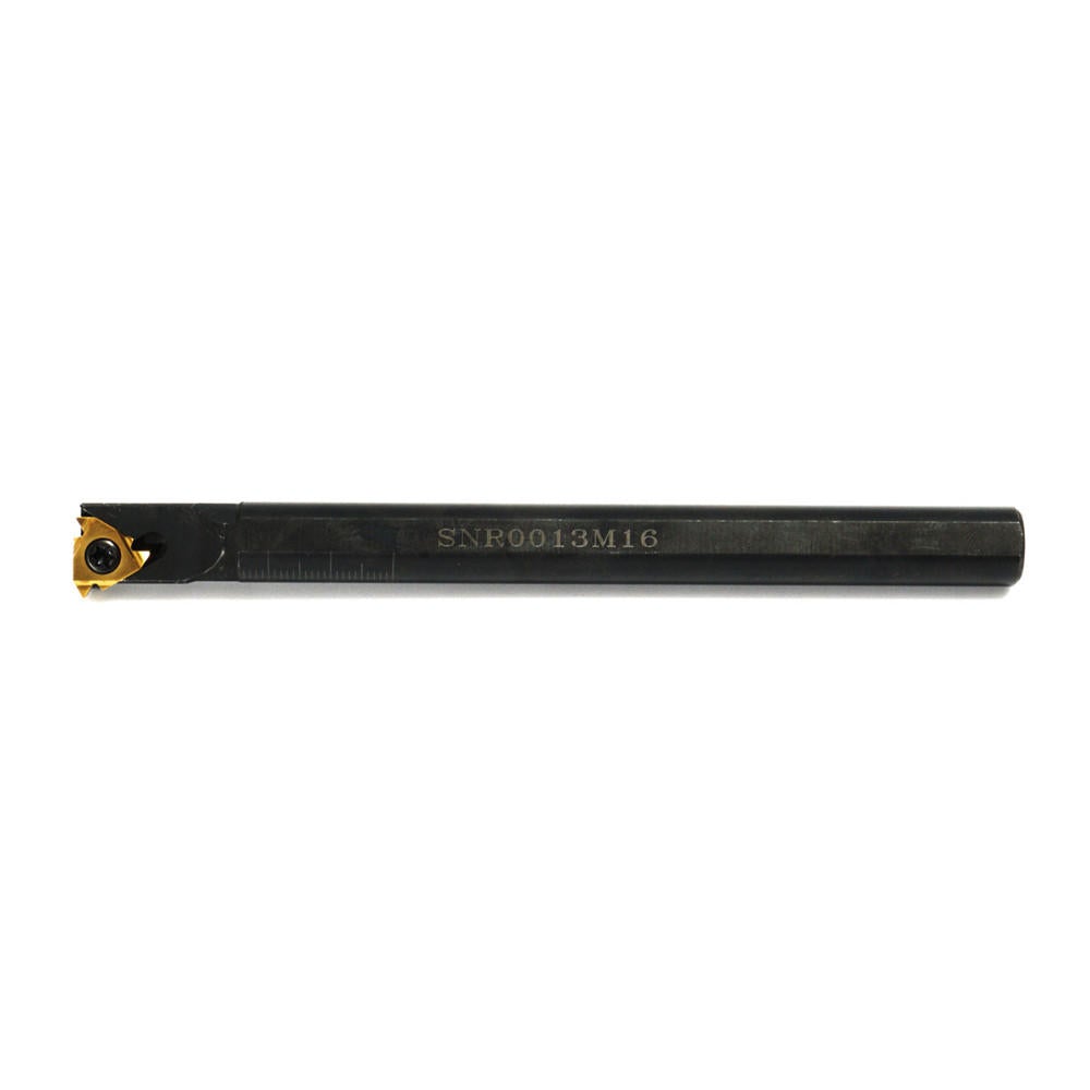 Lathe Turning Tool Holder with 10pcs 16IR AG60 Inserts