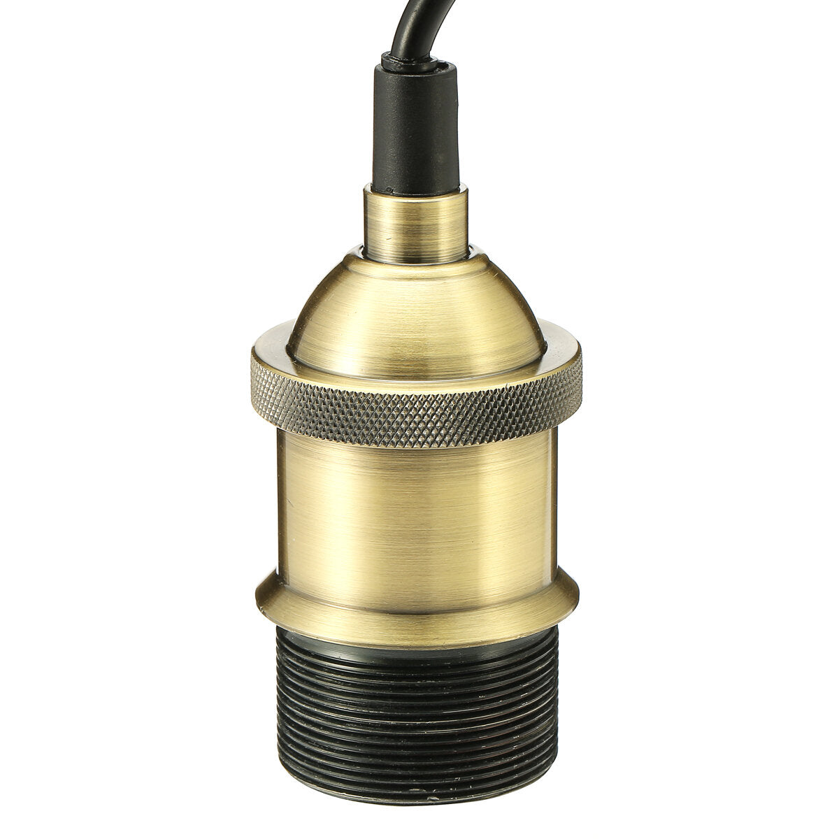 220V Vintage Industrial Pendant Light Horn-like Glass Shade Without Bulb