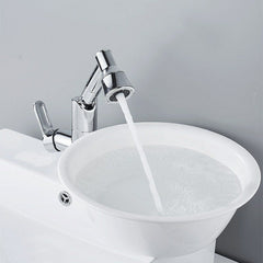 Bathroom Pull-Out Basin Faucet Spring Pull Out Sprayer Hot and Cold Water Mixer Tap
