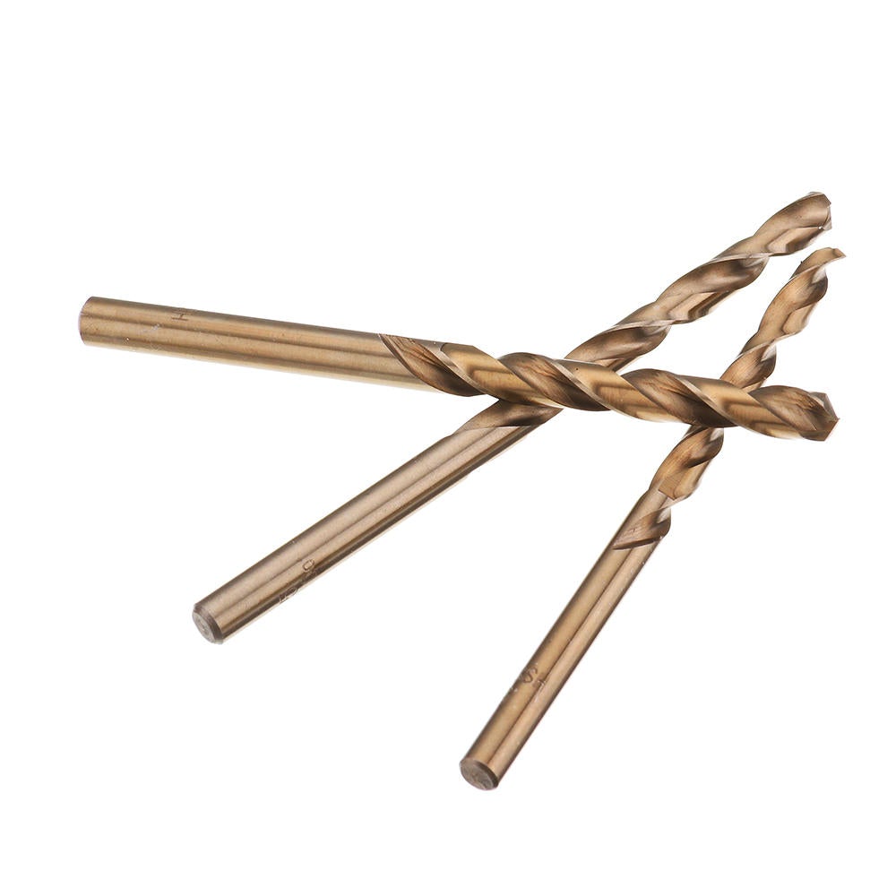15pcs 1.5-10mm HSS M35 Cobalt Twist Drill Bit for Metal Stainless Steel Aluminium Copper
