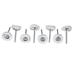 50Pcs 1/8 Inch Shank Polishing Wheel Abrasive Tool Kits Wool Wheel Cashmere Grinding Head Polishing Cloth Wheel