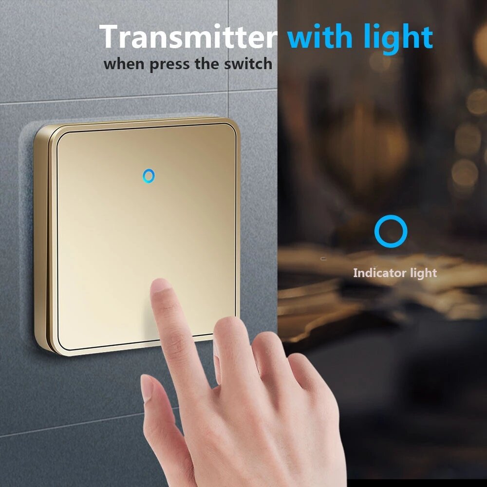WiFi 433Mhz Smart Switch Mobile Phone APP Voice Wireless Remote Controller Timer Work With APP Smart Life