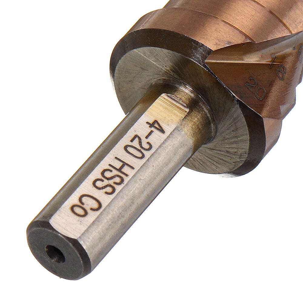 M35 Cobalt Step 4-12/4-20/4-32mm HSS Drill Bits Triangle Shank