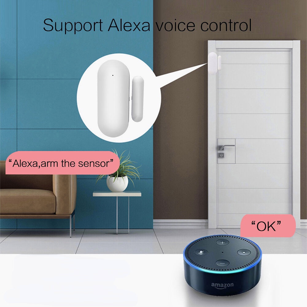Smart Home Wifi Door Sensor App Notification Window Detector Security Protection Alert Security Alarm