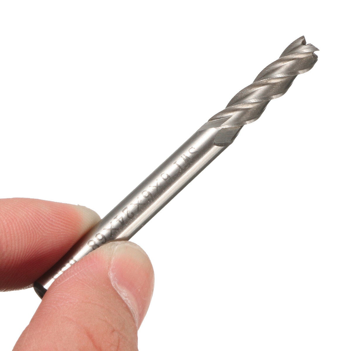 6mm Shank Aluminum Hard HSS Cutter Blade 662468mm Lengthened End Mill Router Bit