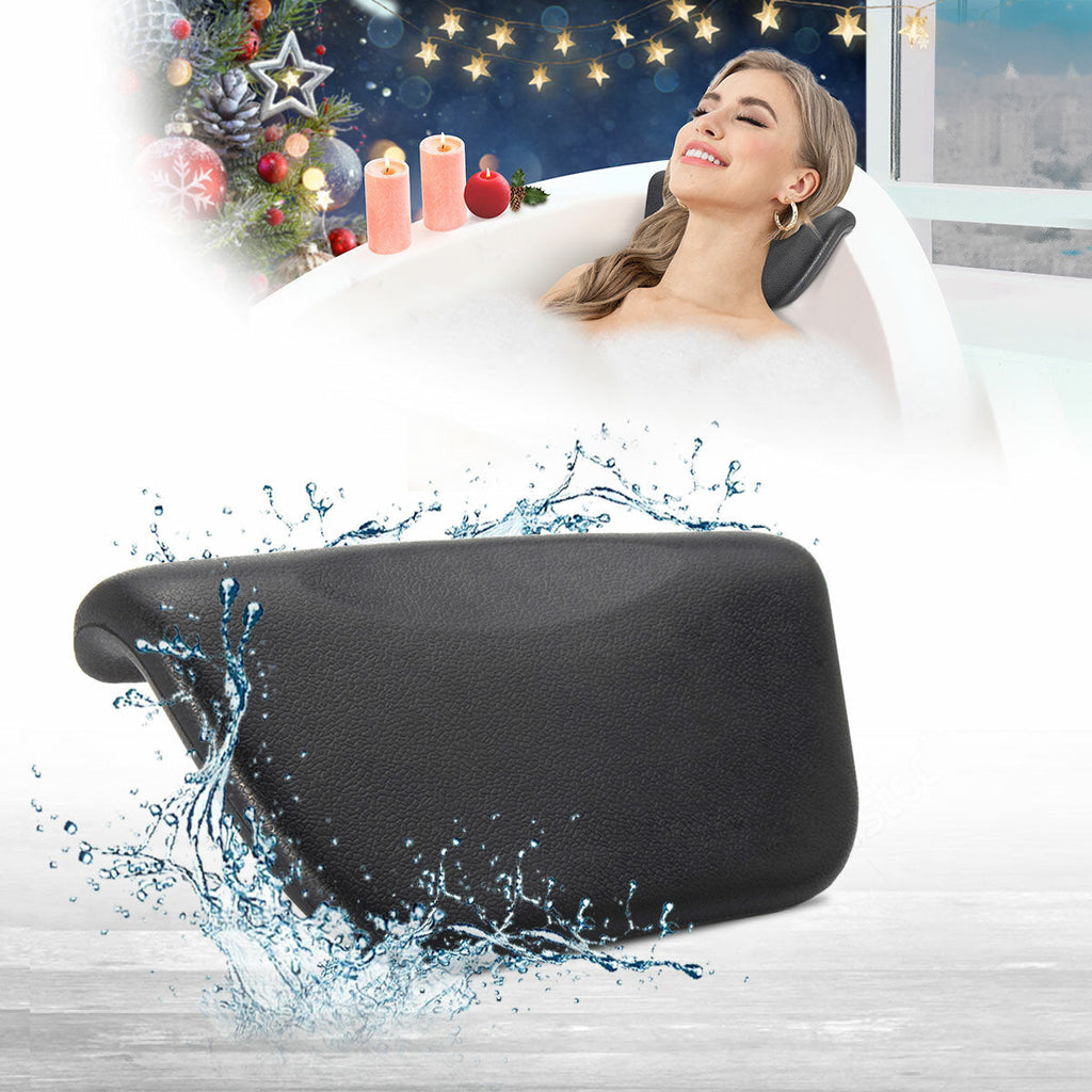Bathtub Pillow Waterproof Bath Cushion Bathtub Pillows with Non-Slip Suction Cups