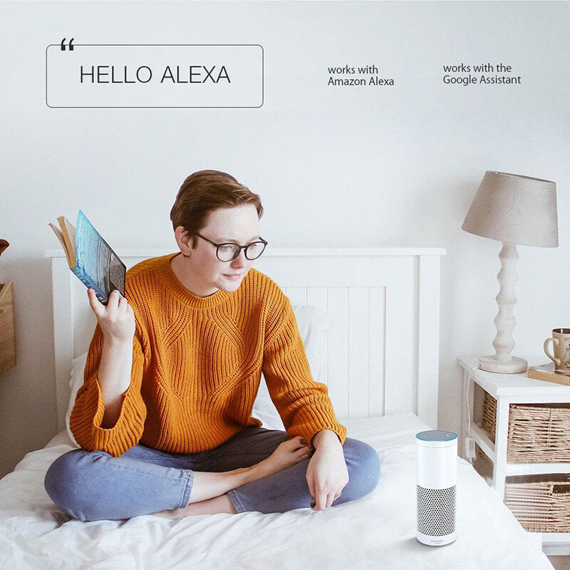 Smart Wi-Fi Socket Remote Control EU Plug Compatible with Android iOS Amazon Alexa Google Home