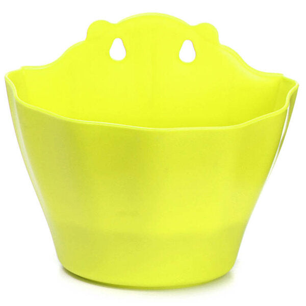 Wall-mounted Multicolor Plastic Flower Pot Garden Balcony Potted Plant Flower Pot