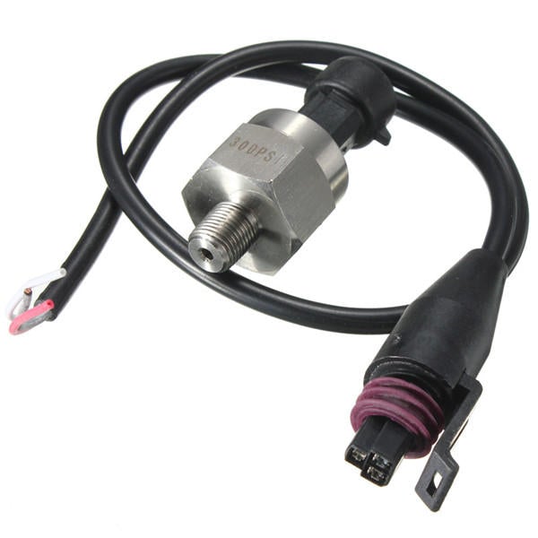 300PSI Pressure Transducer Pressure Sender for Oil Fuel Gas Water Air
