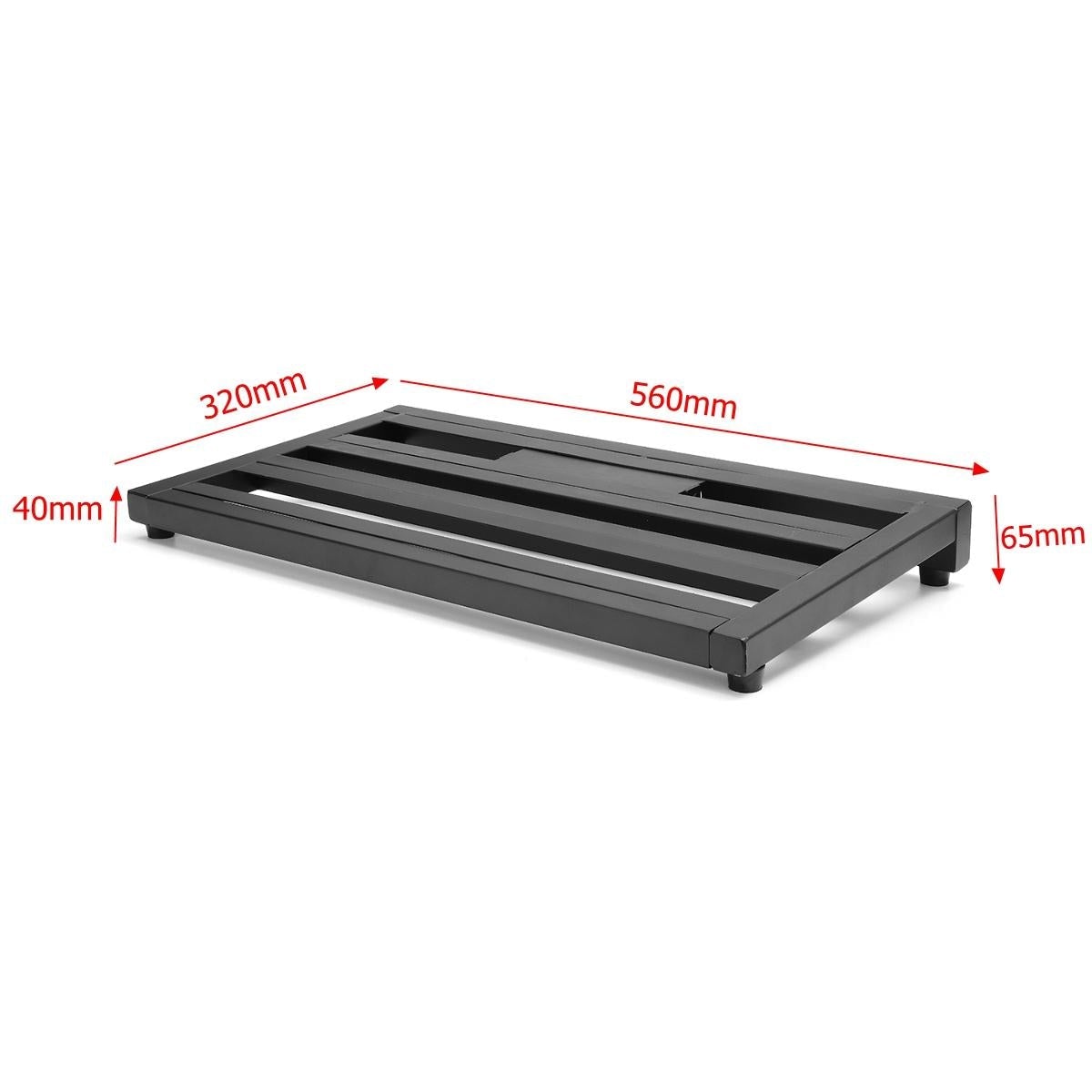 Guitar Effects Pedal Board Portable Aluminium Alloy Guitar Effects Pedal Board Pedalboard
