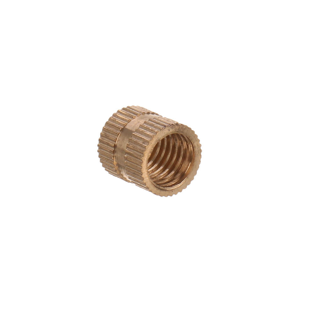 210pcs M2~M10 Metric Threaded Brass Knurl Nuts Round Insert Embedment Nut Assortment Set
