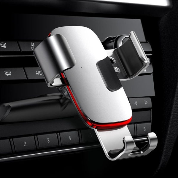 Metal Gravity Linkage Auto Lock CD Slot Car Mount Holder Stand