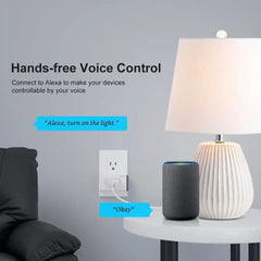 Smart Plug US Type Socket Switch Compatible with Alexa & Works with SmartThings Hub Voice Control Smart Sences