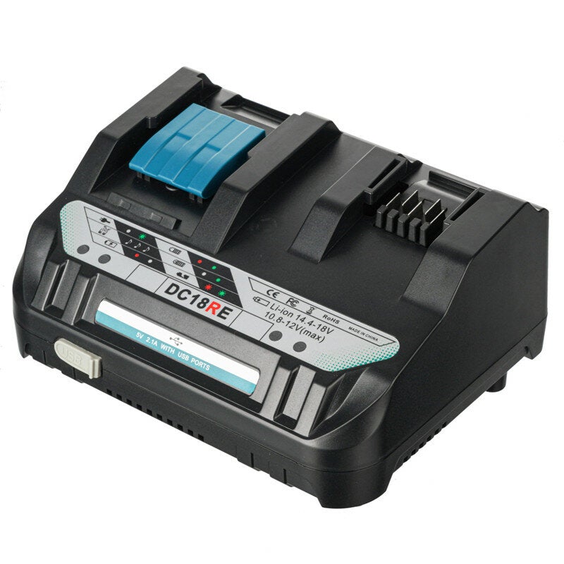 Li-ion Battery Charger 5V 1.5A AU/EU/US/UK Plug Charging Current For Makita 14.4V-18V BL1830 BL1430 Power Tool Battery