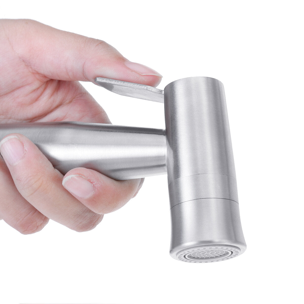 Toilet Handheld Bidet Sprayer Two Function Shower Faucet Stainless Steel