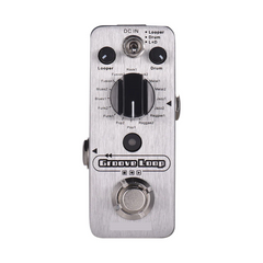 Grooves Loop Drum Machine & Looper Pedal 3 Modes Max. 20min Recording Time Tap Tempo True Bypass Full Metal Shell