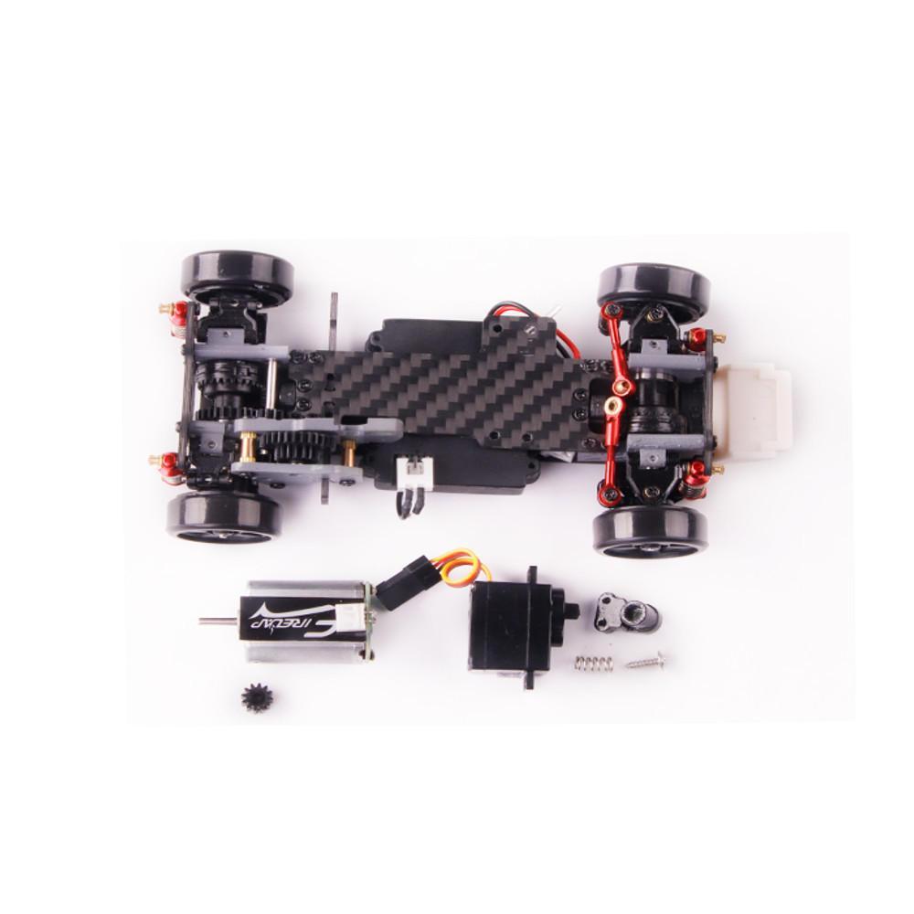 2.4G 4WD RC Car Touring Drift Vehicle Carbon Fiber Chassis for TOYATO RTR Model
