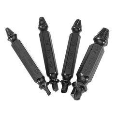 4pcs Nitride Double Side Damaged Screw Extractor Screw Remover