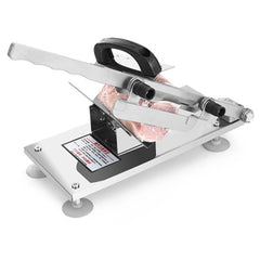 Manual Slicer Meat Pressing Cover with Thorn Anti-skid Handle Saving Effort for Kitchen