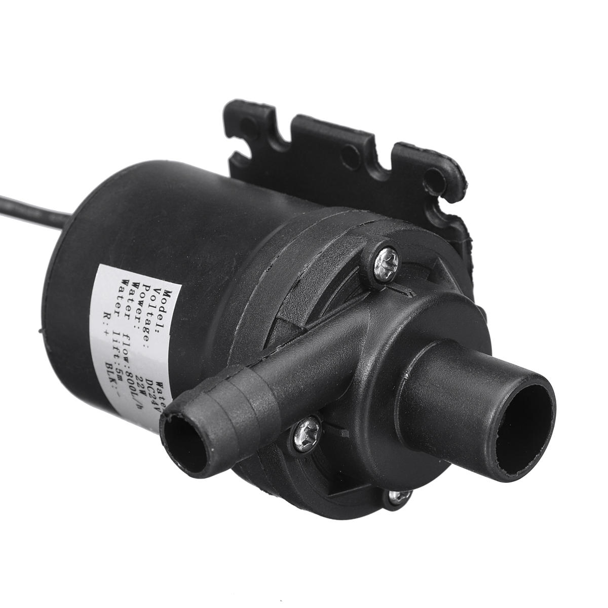 800L/H 12V/24V DC 5M Submersible Hot Water Circulation Pump Solar Brushless Motor