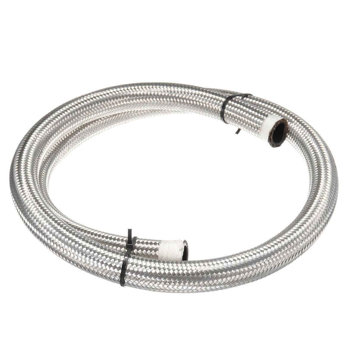 Stainless Steel Braided Pipe Oil/Fuel Coolant Hose Fuel Hose 10AN 1M