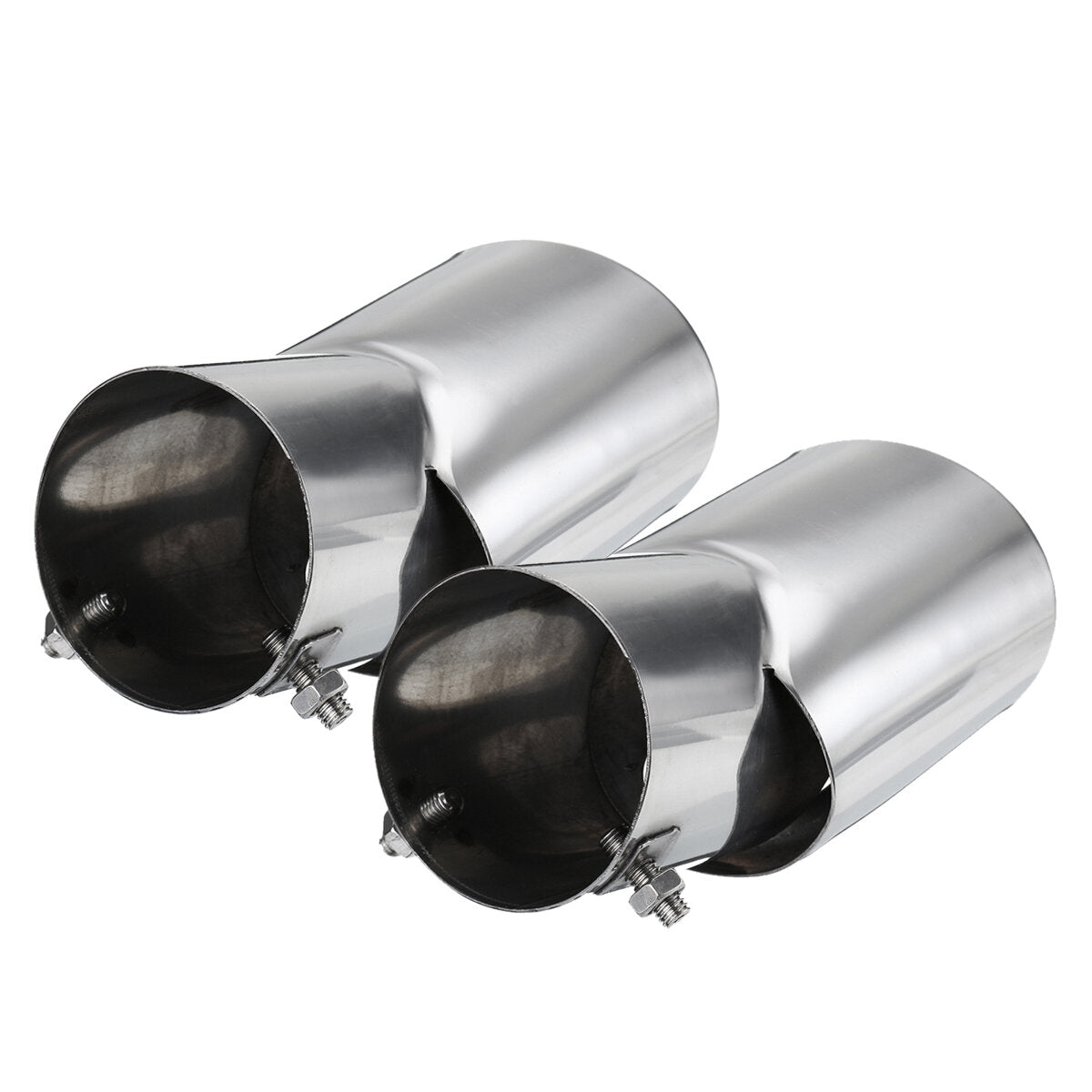 Pair Stainless Steel Exhaust Muffler Tail Pipe For Land Rover Sport